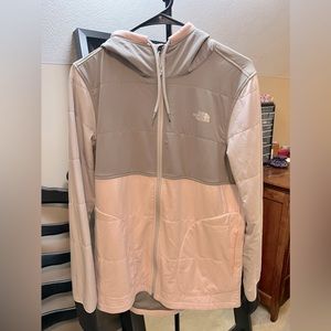 North Face full zip hooded jacket